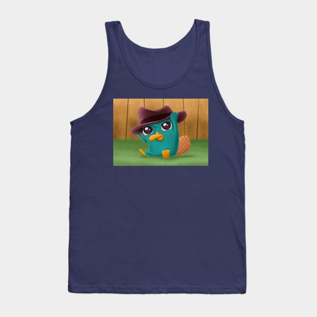 Baby Perry The Platypus Tank Top by JonWKhoo